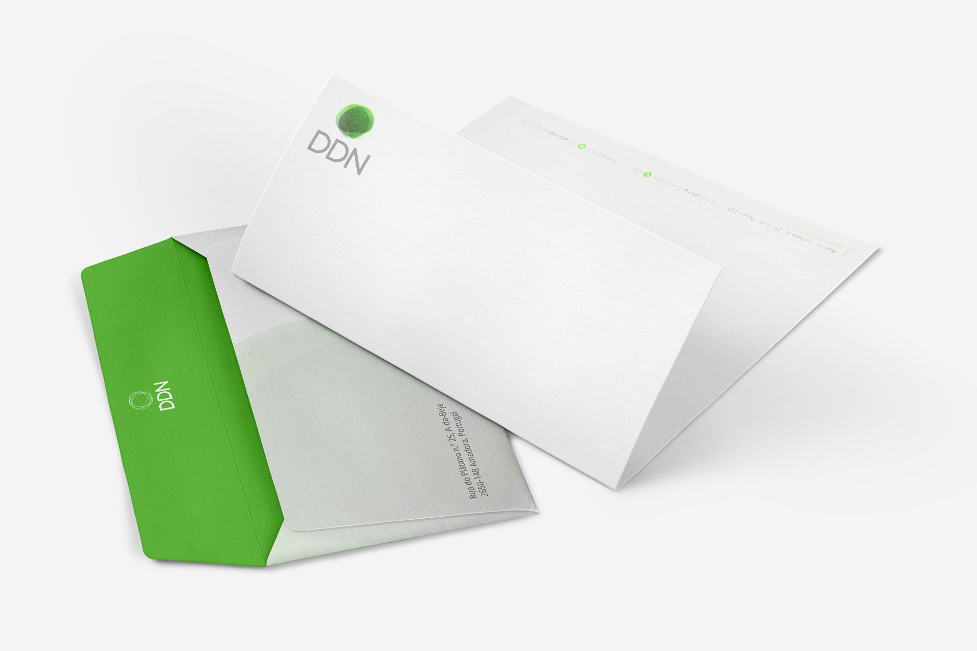 DDN - Envelope e Papel de Carta